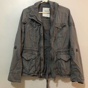 Abercrombie & fitch cargo jacket small